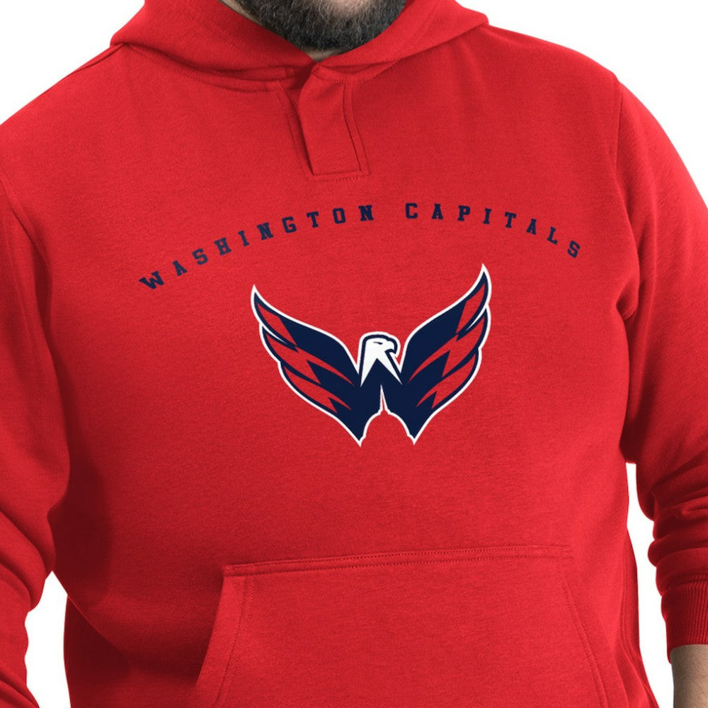 NHL Washington Capitals G-III Sports by Carl Banks Adaptive Classic Team Arc Fleece Hoodie
