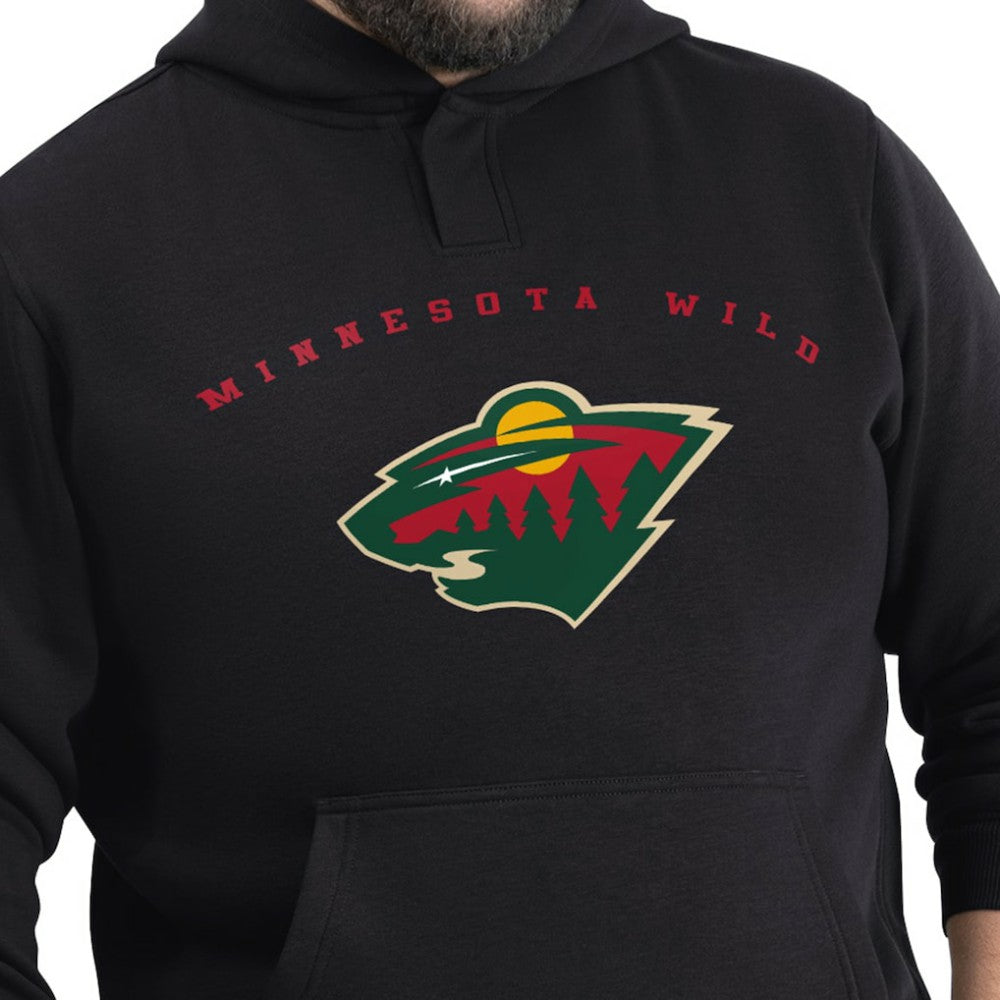 NHL Minnesota Wild G-III Sports by Carl Banks Adaptive Classic Team Arc Fleece Hoodie