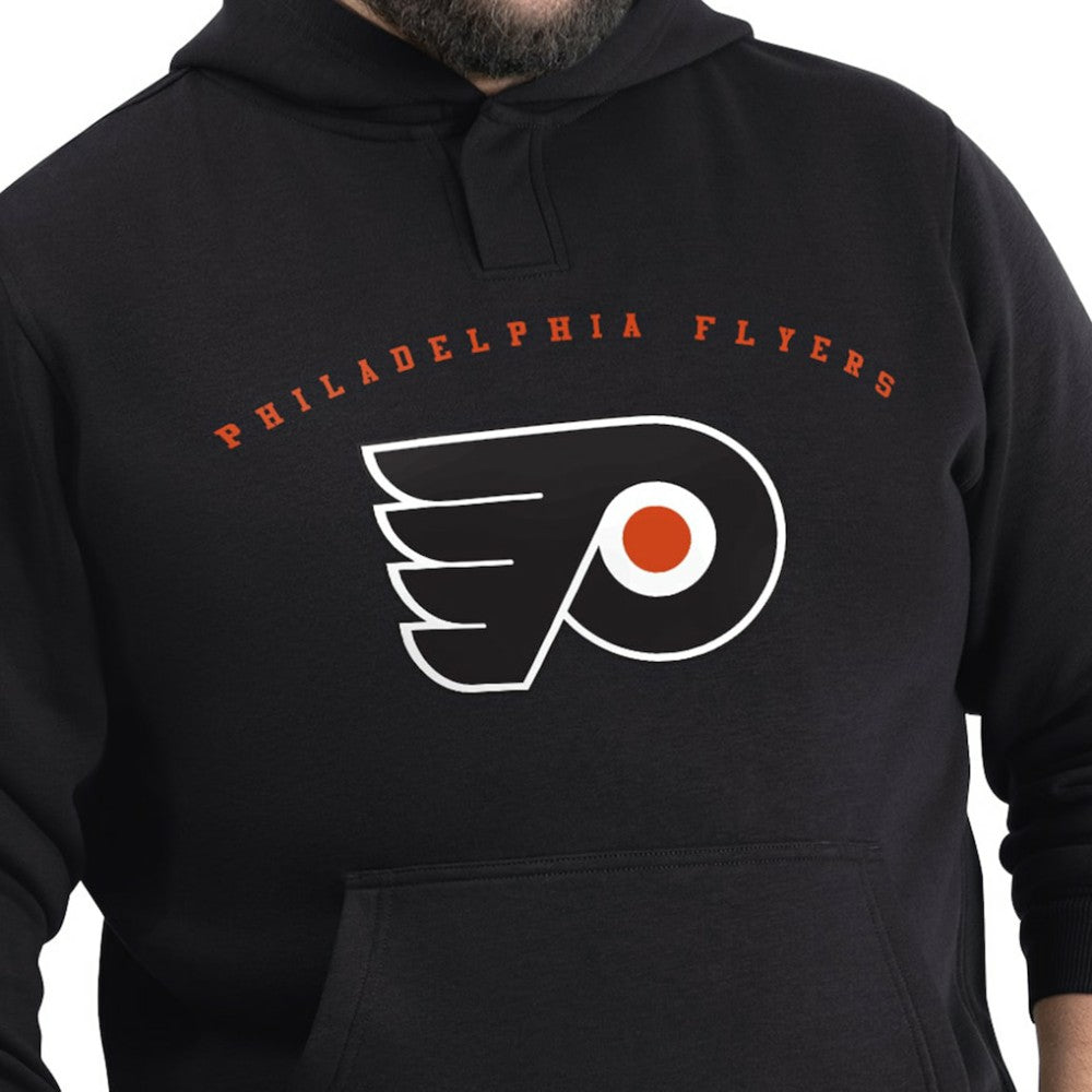 NHL Philadelphia Flyers G-III Sports by Carl Banks Adaptive Classic Team Arc Fleece Hoodie