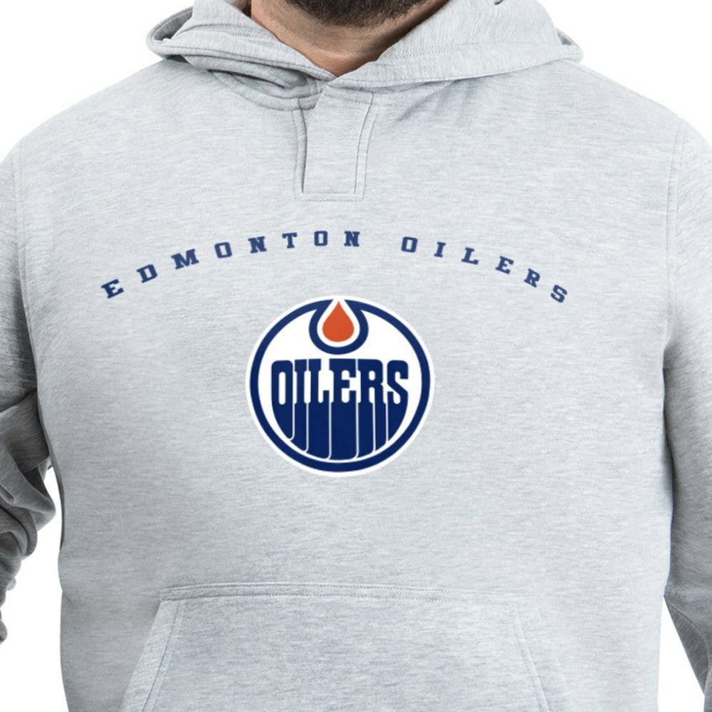 NHL Edmonton Oilers G-III Sports by Carl Banks Adaptive Classic Team Arc Fleece Hoodie