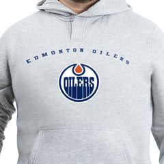 NHL Edmonton Oilers G-III Sports by Carl Banks Adaptive Classic Team Arc Fleece Hoodie