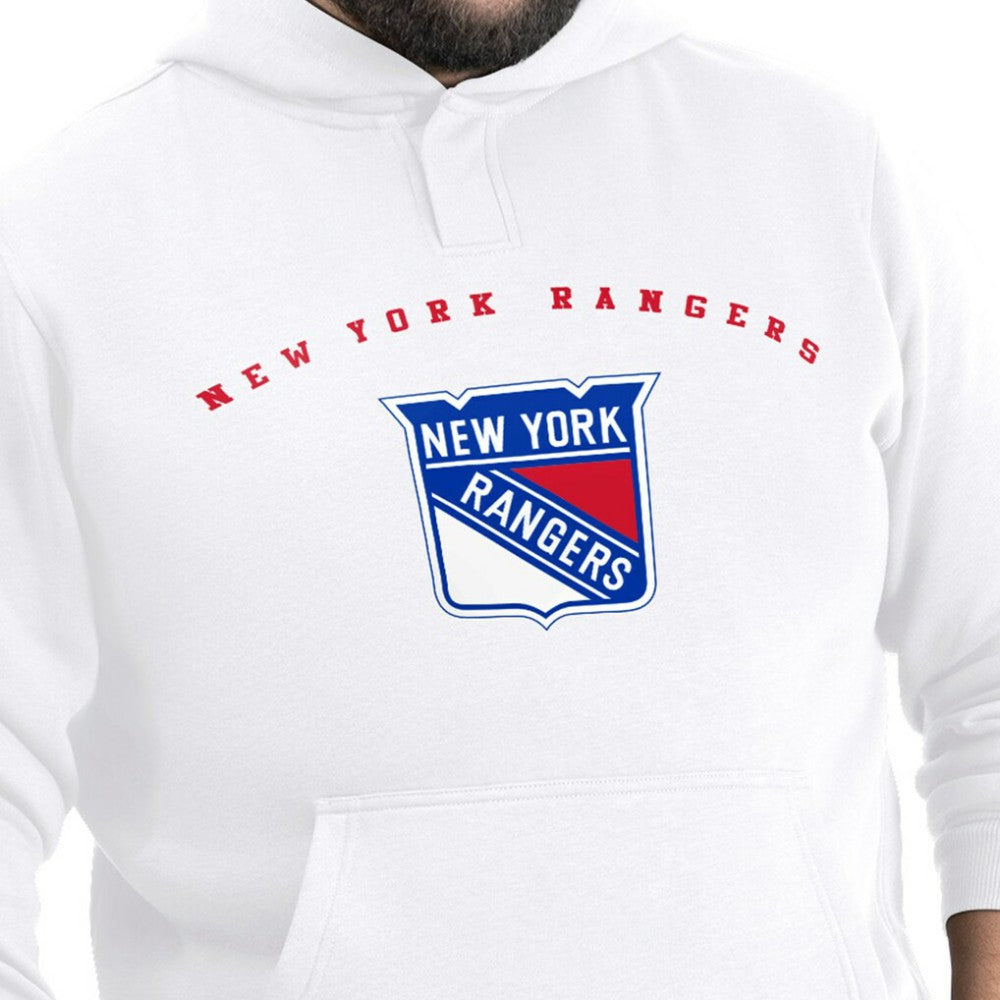 NHL New York Rangers G-III Sports by Carl Banks Adaptive Classic Team Arc Fleece Hoodie