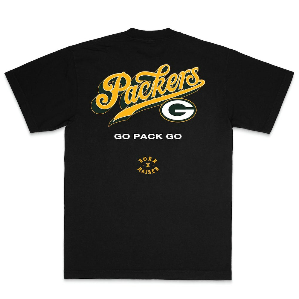 Born x Raised Unisex Pro Script T-Shirt - Green Bay Packers T-shirts