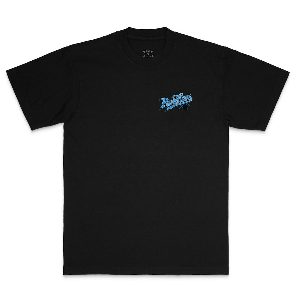 Born x Raised Unisex Pro Script T-Shirt - Carolina Panthers T-shirts