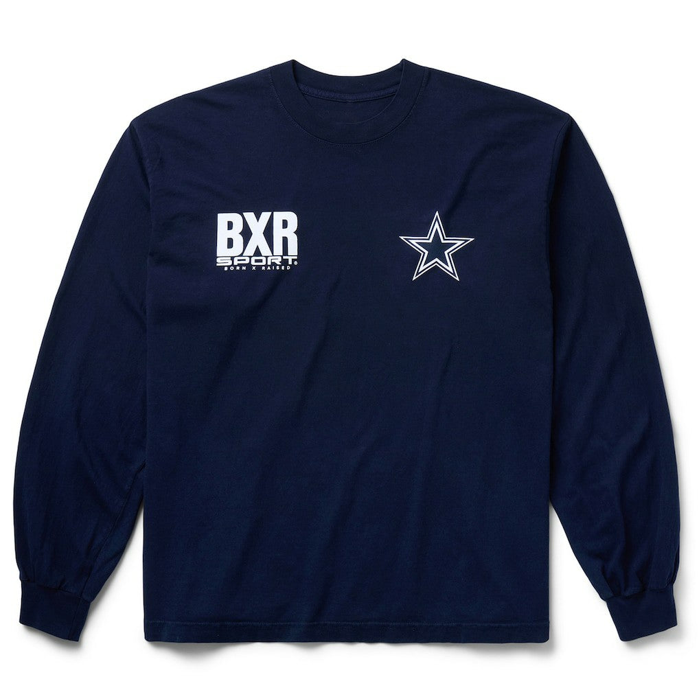 Born x Raised Unisex Long Sleeve Local T-Shirt - Dallas Cowboys T-shirts
