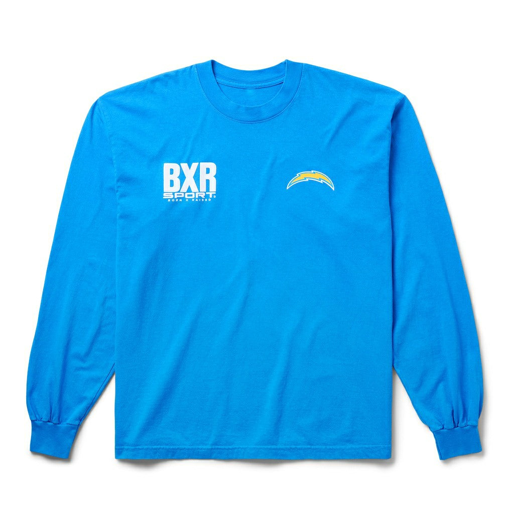 Born x Raised Unisex Long Sleeve Local T-Shirt - Los Angeles Chargers T-shirts