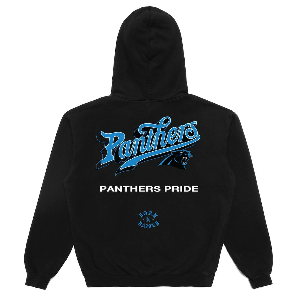 Born x Raised Unisex Pro Script Hoodie - Carolina Panthers Hoodies
