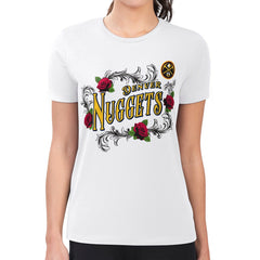 Denver Nuggets G-III 4Her by Carl Banks Women's Super-Slim Fit Lightweight Roses Crew Neck T-Shirt sale
