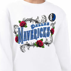 Dallas Mavericks G-III 4Her by Carl Banks Women's Roses Fleece Tri-Blend Sweatshirt sale