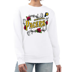 Indiana Pacers G-III 4Her by Carl Banks Women's Roses Fleece Tri-Blend Sweatshirt