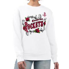 Houston Rockets G-III 4Her by Carl Banks Women's Roses Fleece Tri-Blend Sweatshirt sale