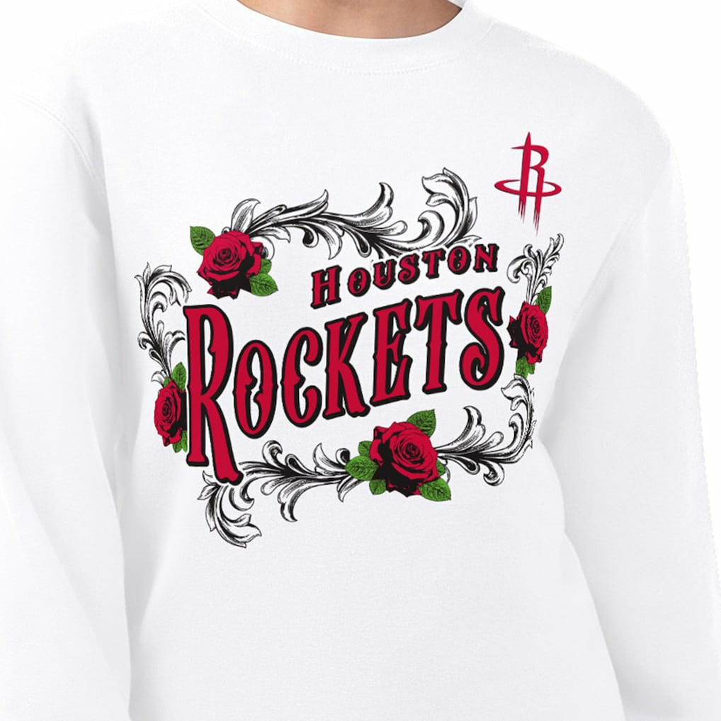 Houston Rockets G-III 4Her by Carl Banks Women's Roses Fleece Tri-Blend Sweatshirt sale