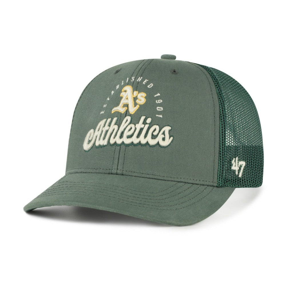 Green Athletics '47 Pitstop Trucker Adjustable Hat