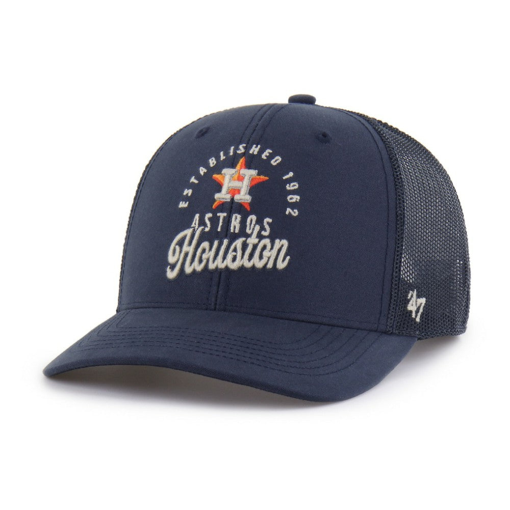 Navy Houston Astros '47 Pitstop Trucker Adjustable Hat