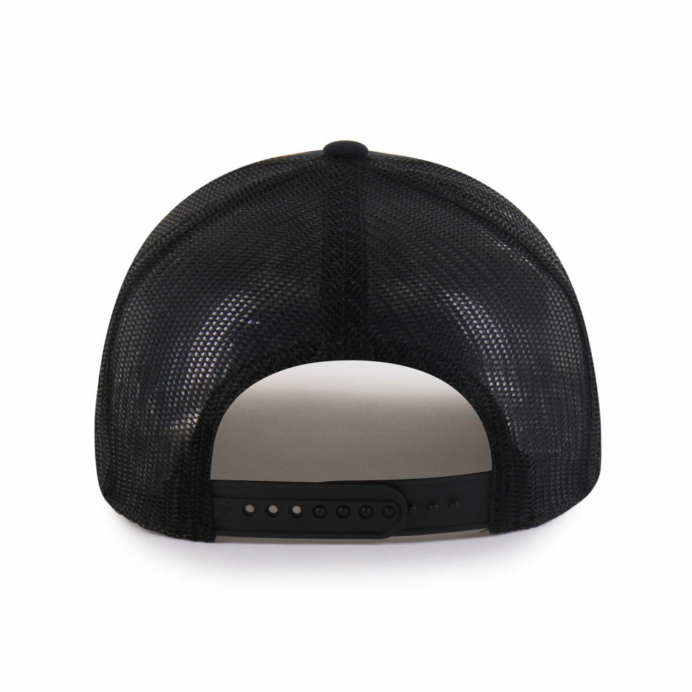 Black Miami Marlins '47 Pitstop Trucker Adjustable Hat