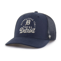 Navy Detroit Tigers '47 Pitstop Trucker Adjustable Hat