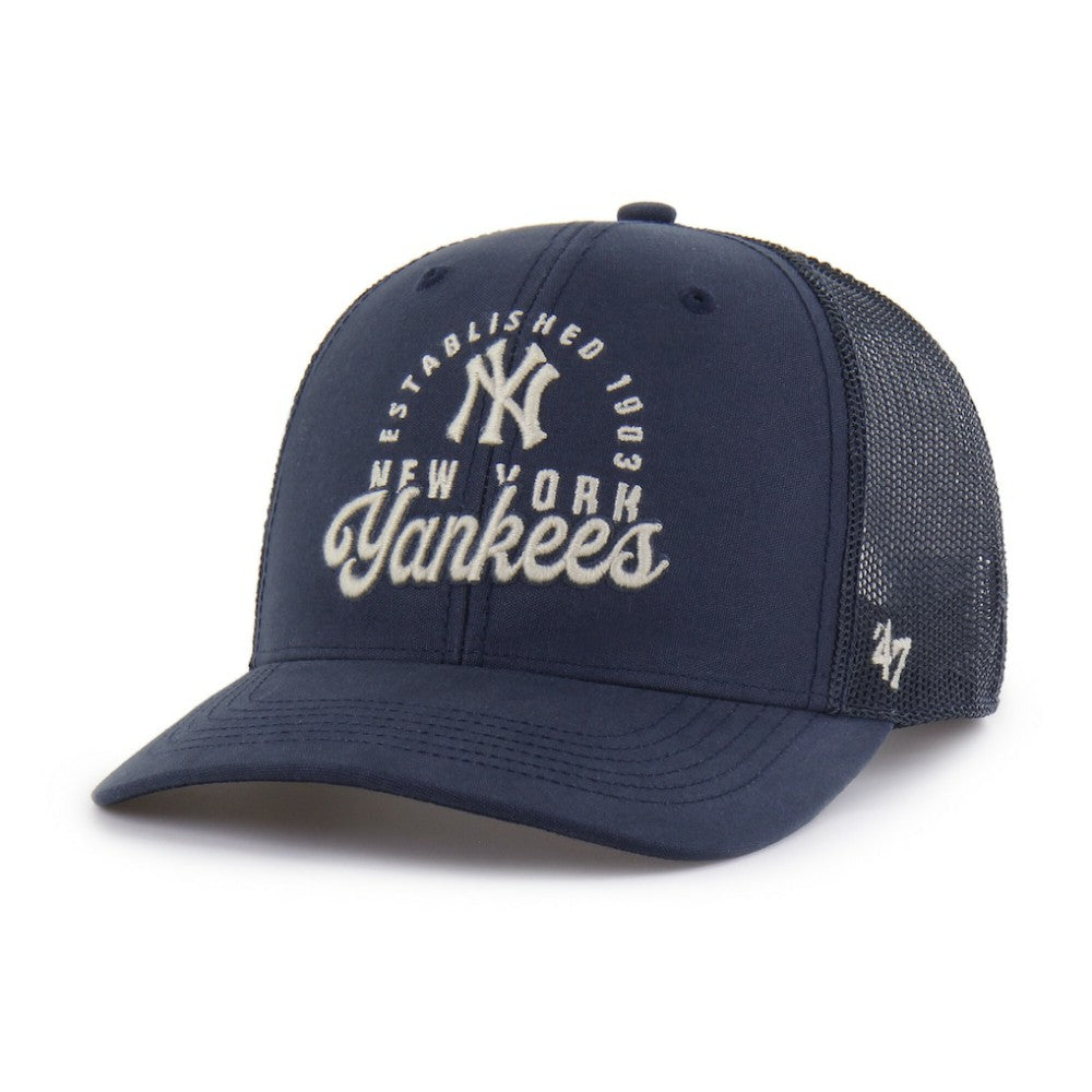 Navy New York Yankees '47 Pitstop Trucker Adjustable Hat