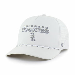 White Colorado Rockies '47 Forward Vault Hitch Adjustable Hat