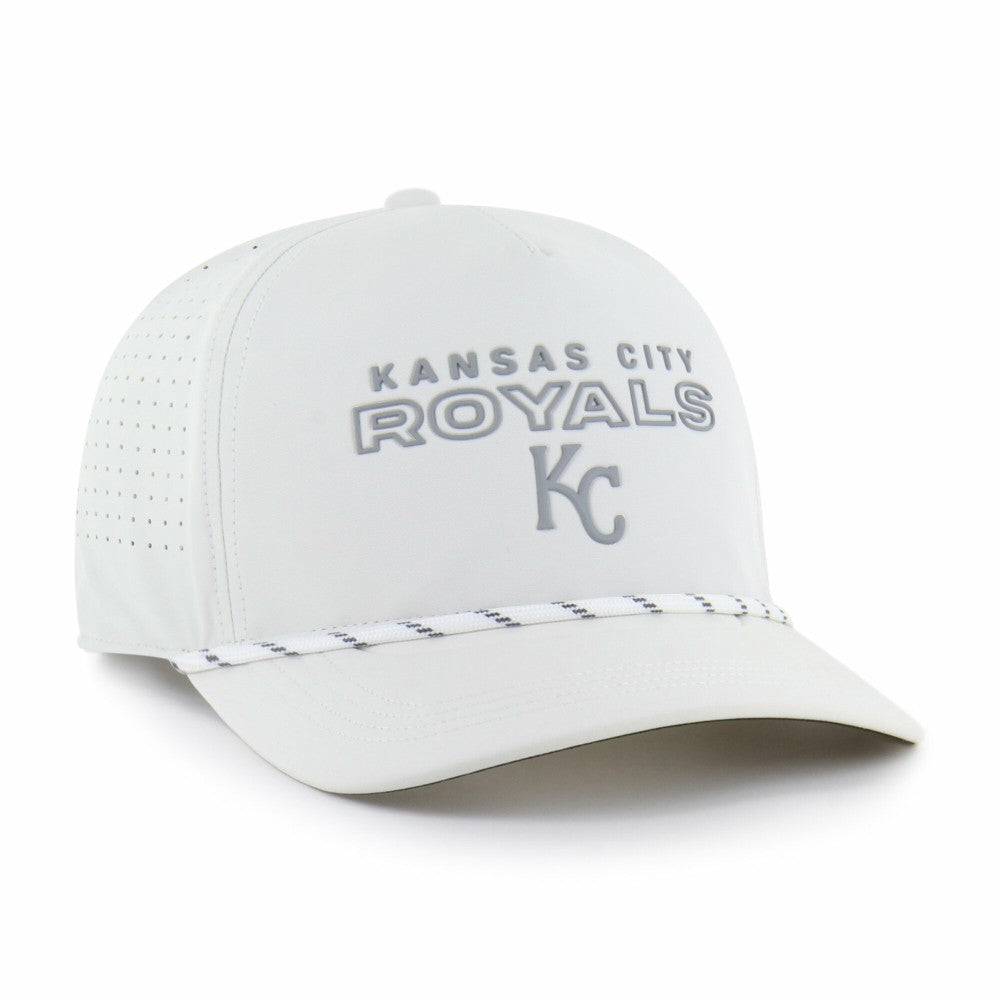 White Kansas City Royals '47 Forward Vault Hitch Adjustable Hat