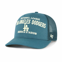 Teal Los Angeles Dodgers '47 Contemporary Hitch Adjustable Trucker Hat