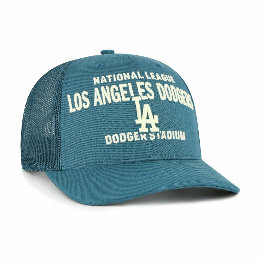 Teal Los Angeles Dodgers '47 Contemporary Hitch Adjustable Trucker Hat