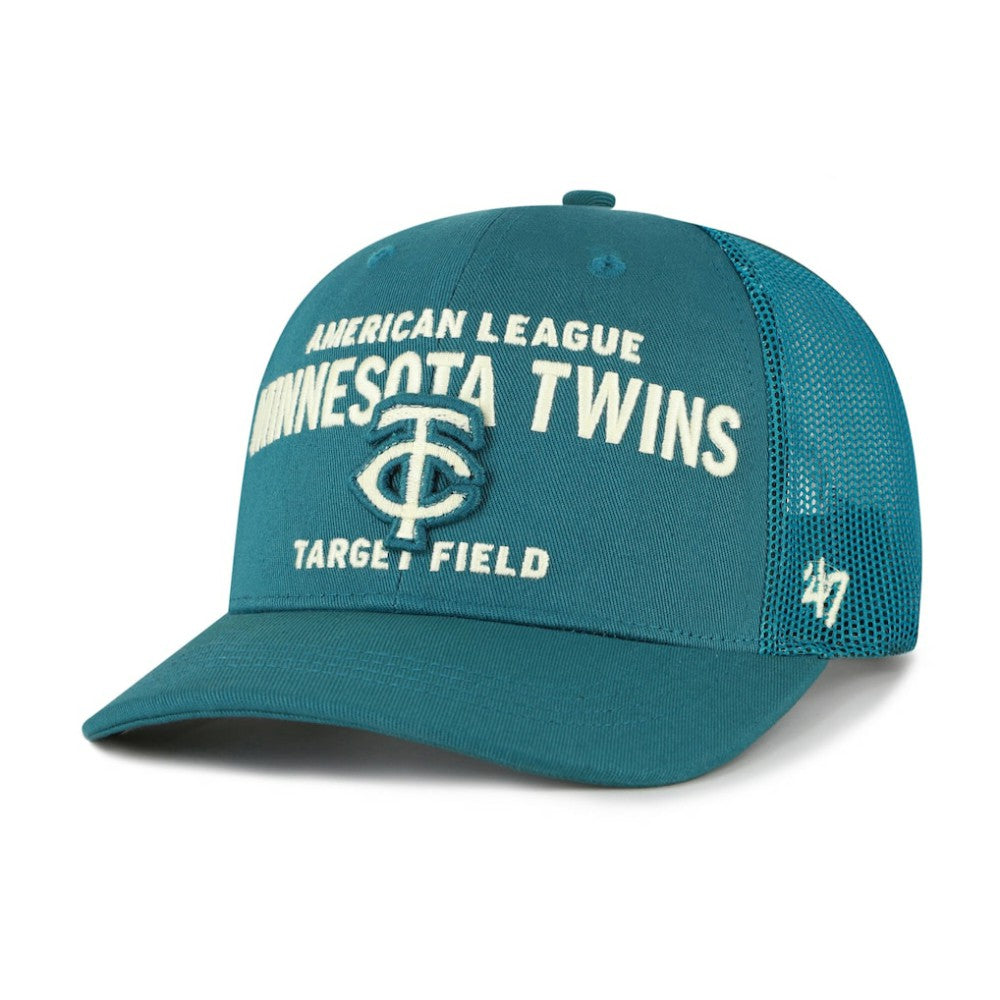 Teal Minnesota Twins '47 Contemporary Hitch Adjustable Trucker Hat