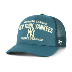 Teal New York Yankees '47 Contemporary Hitch Adjustable Trucker Hat