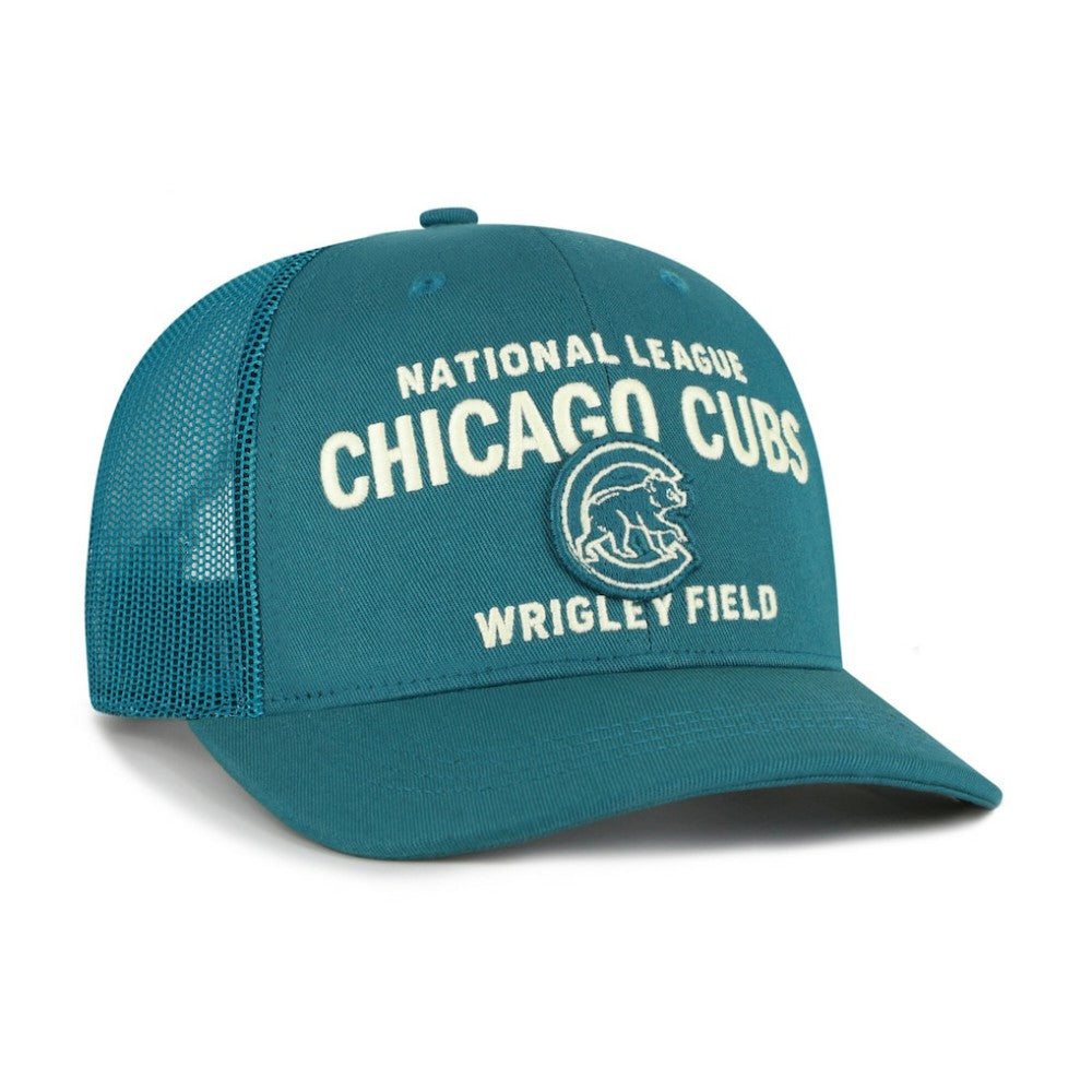 Teal Chicago Cubs '47 Contemporary Hitch Adjustable Trucker Hat