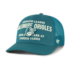 Teal Baltimore Orioles '47 Contemporary Hitch Adjustable Trucker Hat