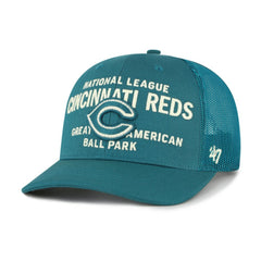 Teal Cincinnati Reds '47 Contemporary Hitch Adjustable Trucker Hat