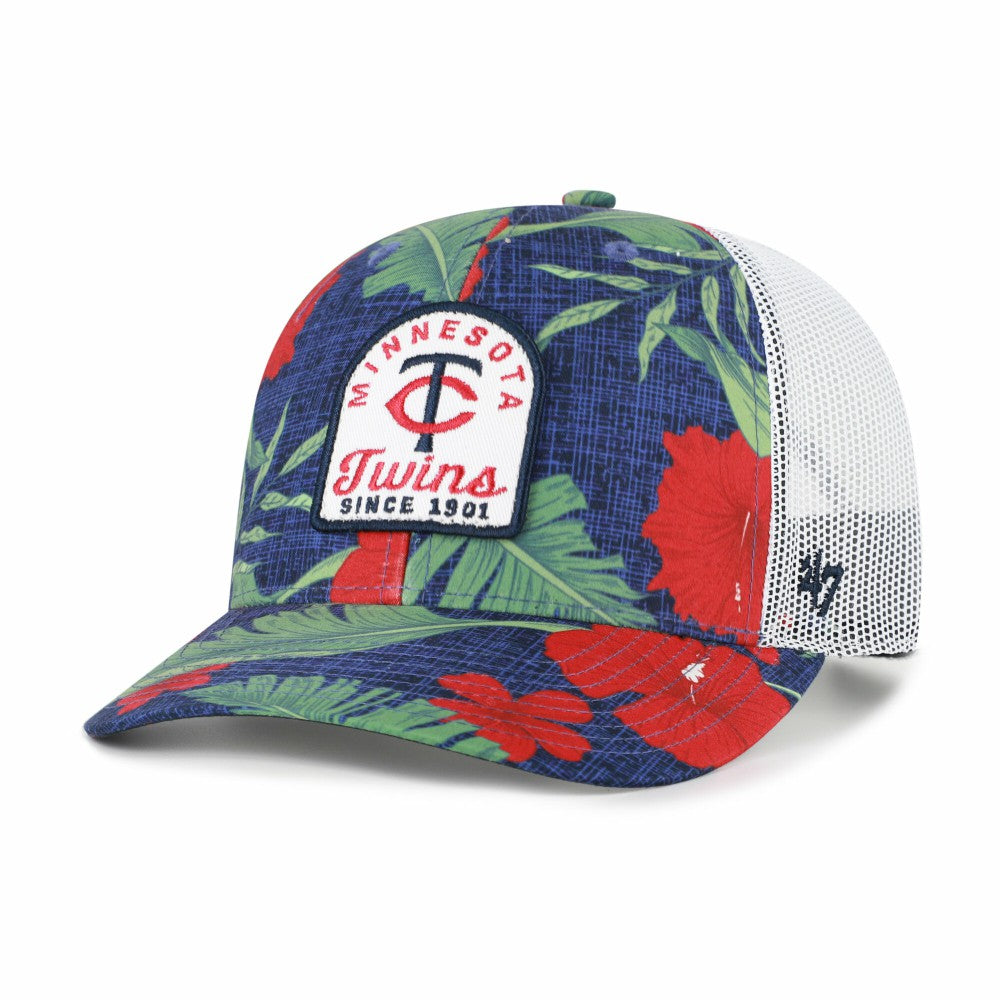 Navy Minnesota Twins '47 Beachside Adjustable Trucker Hat