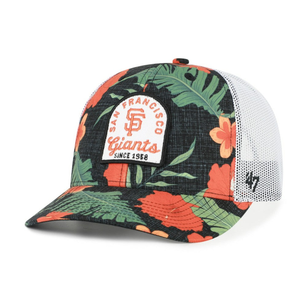 Black San Francisco Giants '47 Beachside Adjustable Trucker Hat