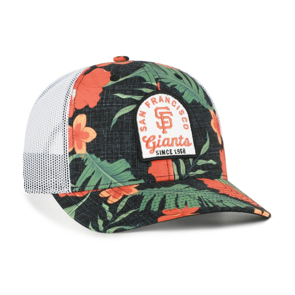 Black San Francisco Giants '47 Beachside Adjustable Trucker Hat