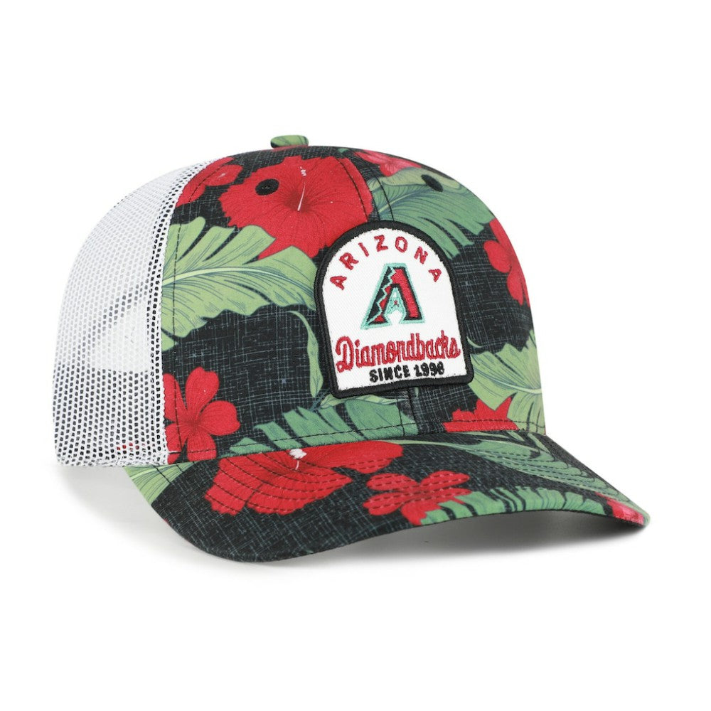Black Arizona Diamondbacks '47 Beachside Adjustable Trucker Hat