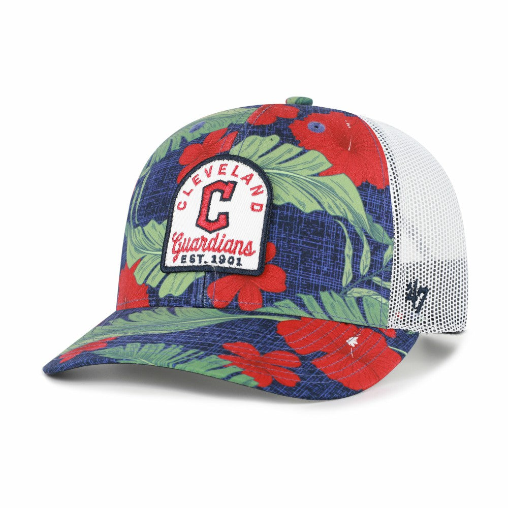 Navy Cleveland Guardians '47 Beachside Adjustable Trucker Hat
