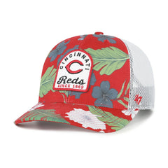 Red Cincinnati Reds '47 Beachside Adjustable Trucker Hat