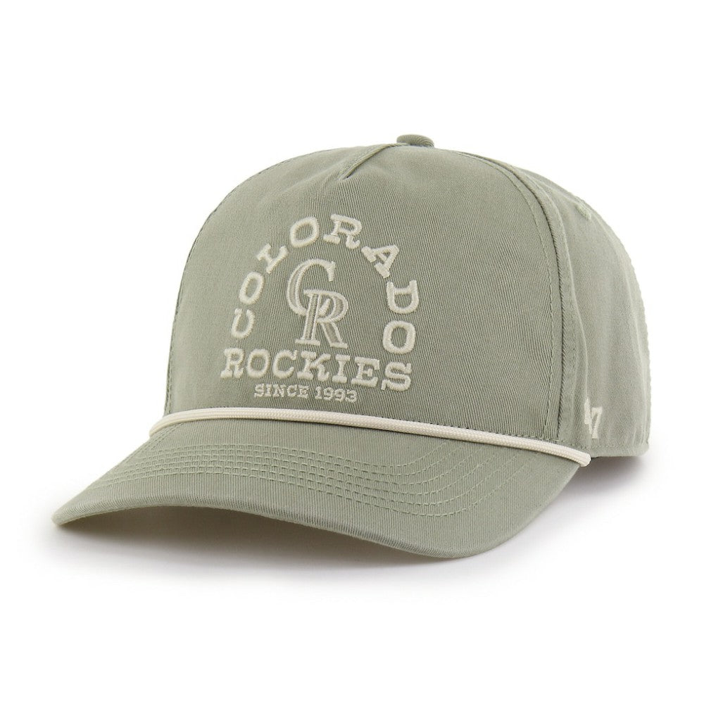 Olive Colorado Rockies '47 Canyon Ranchero Hitch Adjustable Hat