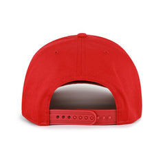 Red/Brown Cincinnati Reds '47 Cooperstown Break Wood Suede Hitch Adjustable Hat