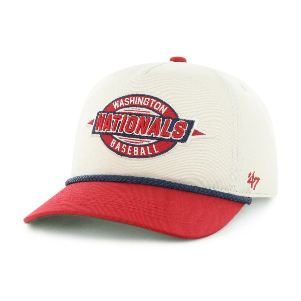 Natural/Red Washington Nationals '47 Frame Out Hitch Adjustable Hat