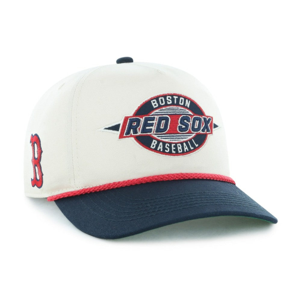 Natural/Navy Boston Red Sox '47 Frame Out Hitch Adjustable Hat