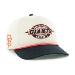 Natural/Black San Francisco Giants '47 Frame Out Hitch Adjustable Hat
