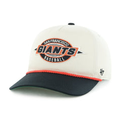 Natural/Black San Francisco Giants '47 Frame Out Hitch Adjustable Hat