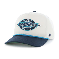 Natural/Navy Seattle Mariners '47 Frame Out Hitch Adjustable Hat