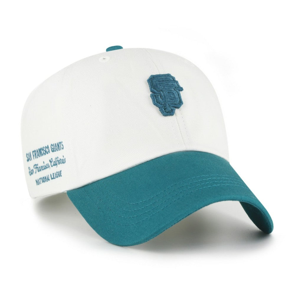 White/Teal San Francisco Giants '47 Contemporary Tonal Clean Up Adjustable Hat