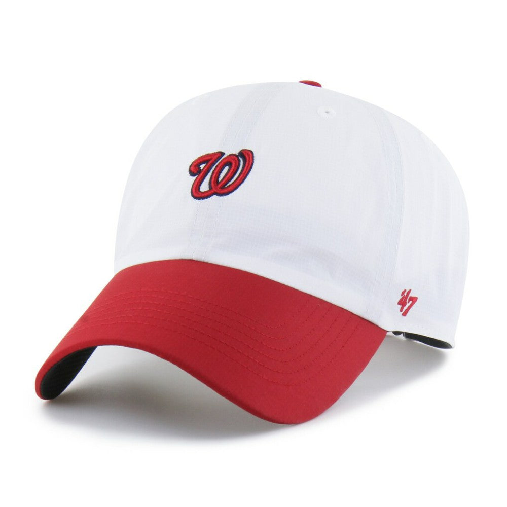 White/Red Washington Nationals '47 Vista Mini Clean Up brrr° Adjustable Hat