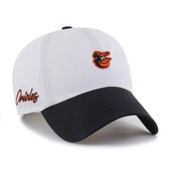 White/Black Baltimore Orioles '47 Vista Mini Clean Up brrr° Adjustable Hat