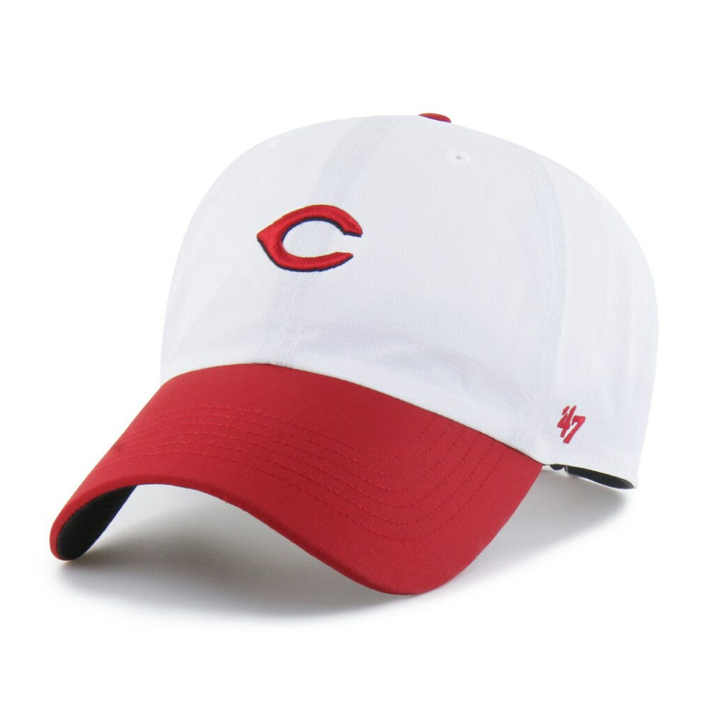 White/Red Cincinnati Reds '47 Vista Mini Clean Up brrr° Adjustable Hat