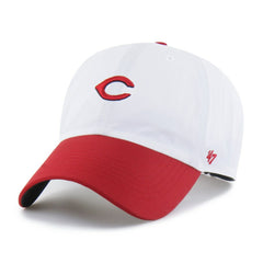 White/Red Cincinnati Reds '47 Vista Mini Clean Up brrr° Adjustable Hat