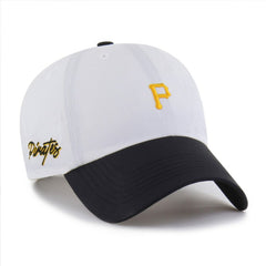 White/Black Pittsburgh Pirates '47 Vista Mini Clean Up brrr° Adjustable Hat