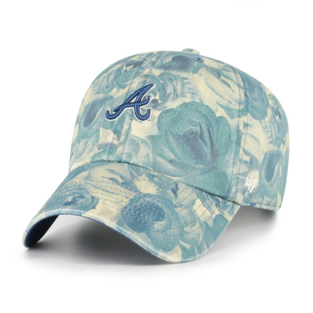 Blue Atlanta Braves '47 Women's Gardenia Clean Up Adjustable Hat